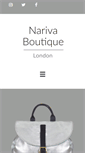 Mobile Screenshot of narivaboutique.com